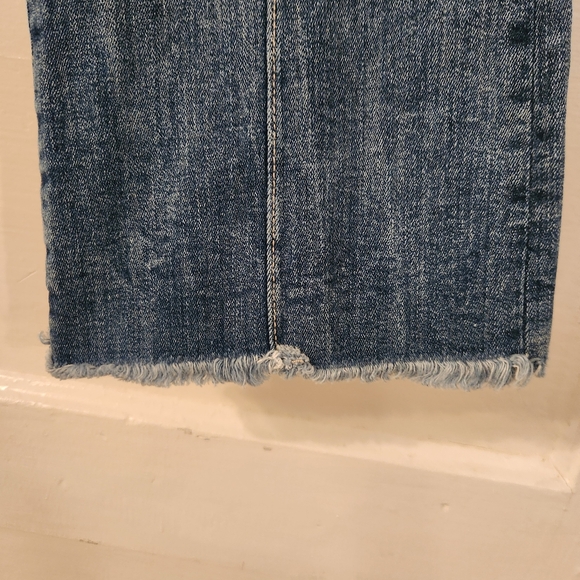 DL1961 Jeans, Lara Instasculpt Cropped Flare Jeans Front Seam, Pintuck Sz 29 EUC - Picture 7 of 16